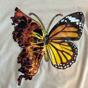 Over size graphic tee